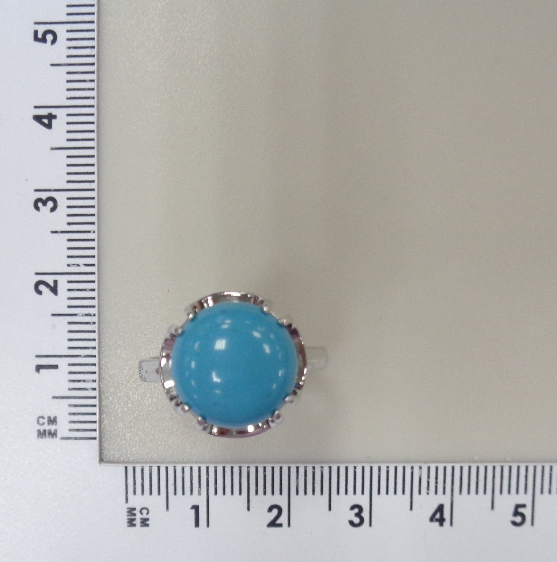 Серебряное кольцо с бирюзой